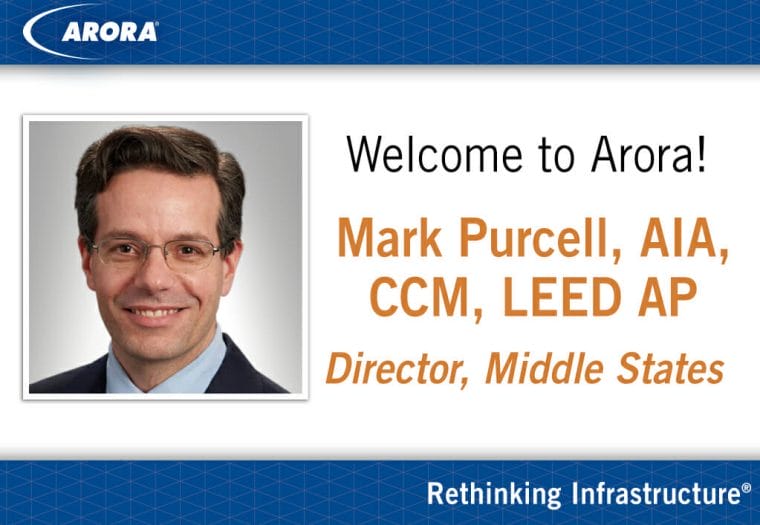 Welcome Mark Purcell, AIA, CCM, LEED AP