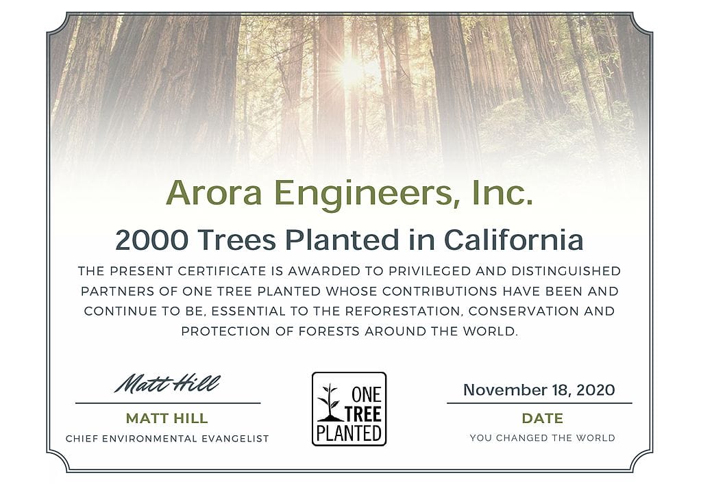 One Tree Certification