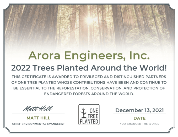 One Tree Planted 2021