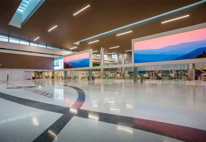 BNA Grand Lobby and IAF