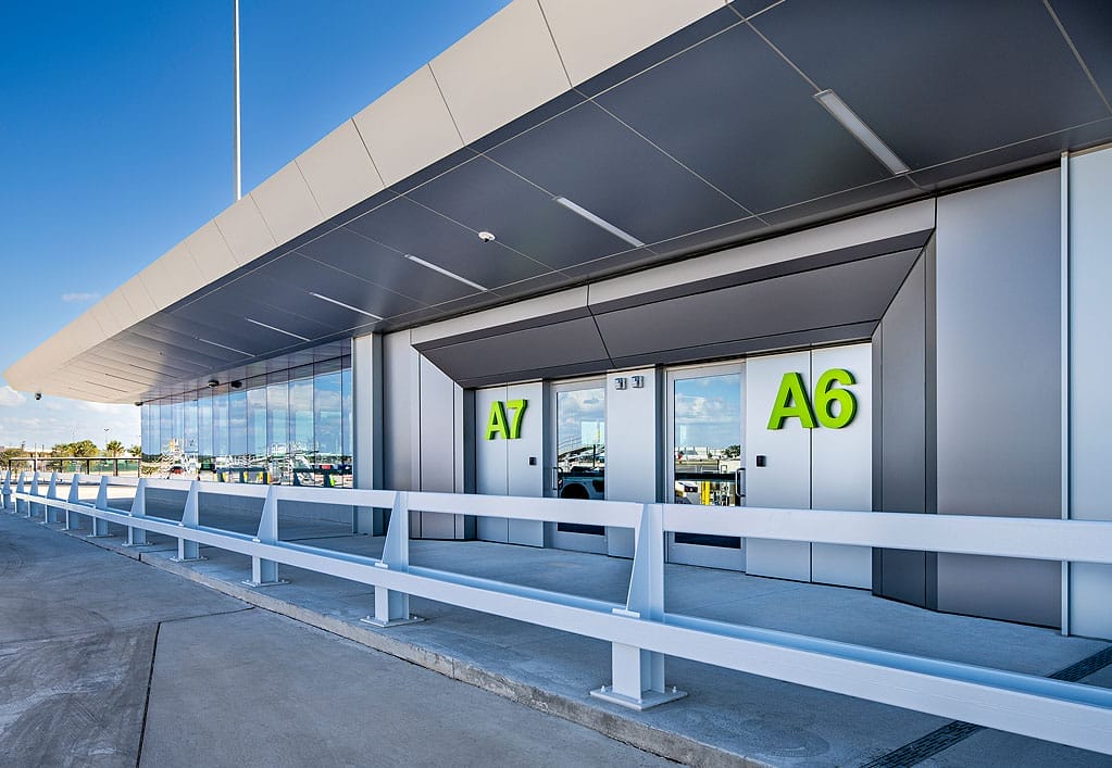 Designed interrelated Special Systems which were subsequently integrated into the existing systems already employed at the airport New, 5-position Ground Boarding Facility